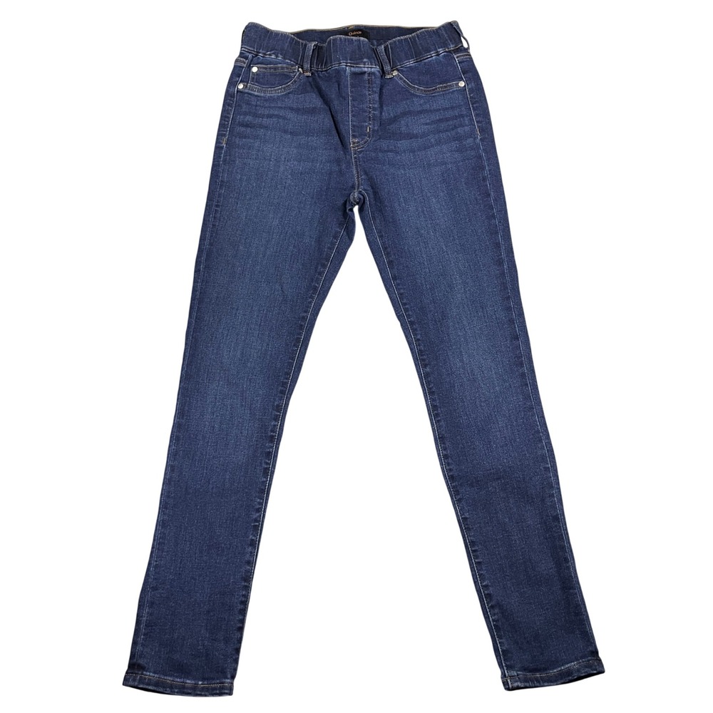 Quince Nina Pull-On Slim Fit Stretch Jeans Womens Small Nocturne Blue Denim